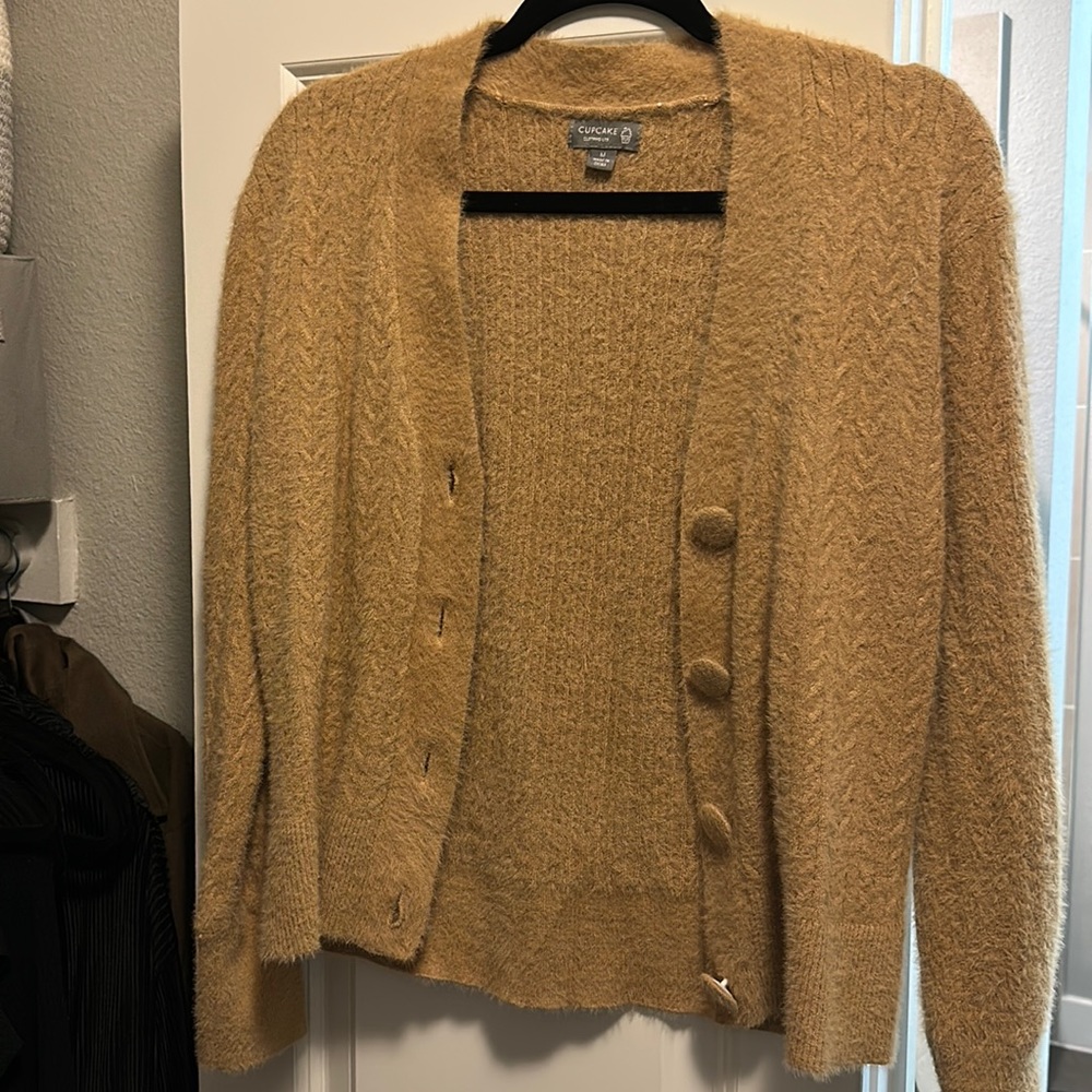 Cupcake cardigan sweater